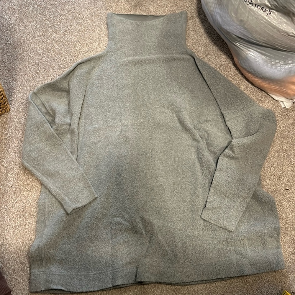Free People fleece turtle neck